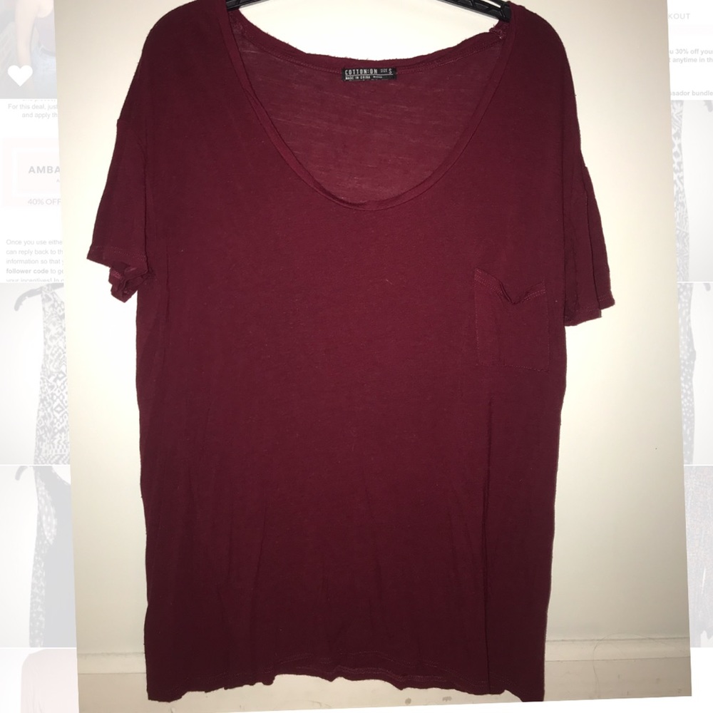 Red short sleeve